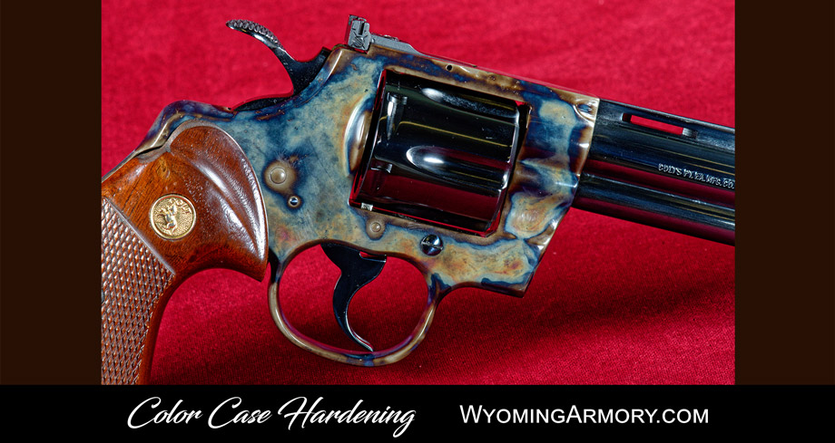 Color Case Hardening by Wyoming Armory Colt 357 Revolver