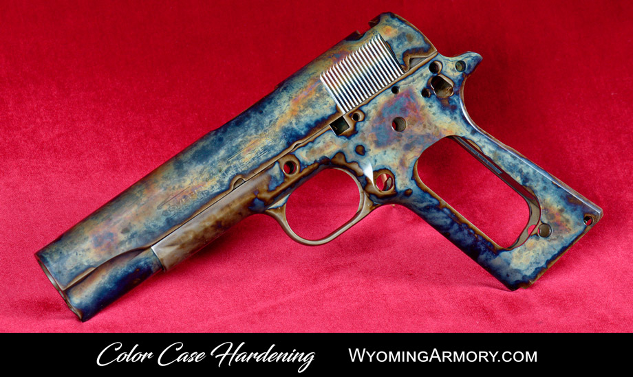 Color Case Hardening by Wyoming Armory Colt Government Model 1911 Pistol