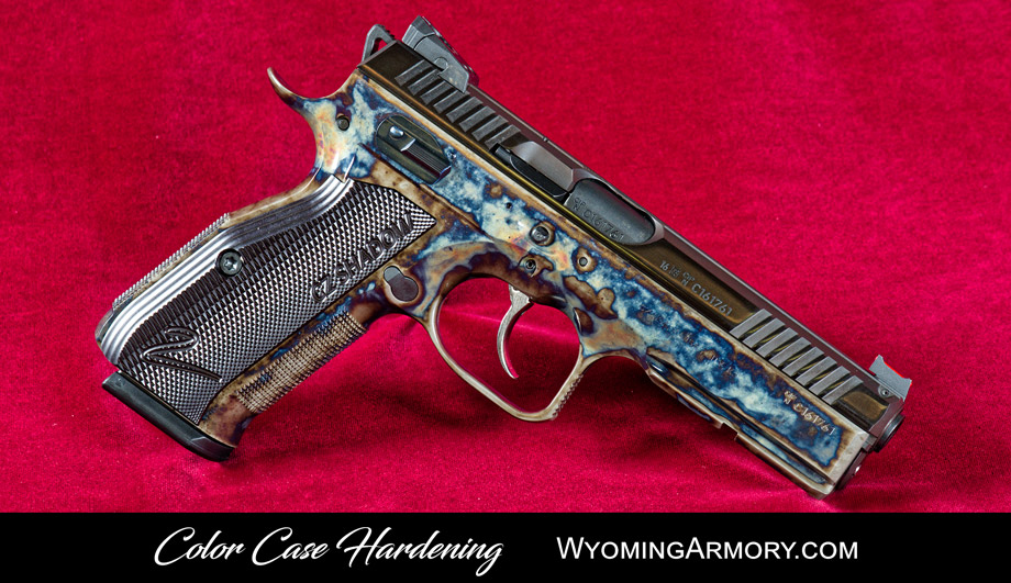 Color Case Hardening by Wyoming Armory CZ Shadow Pistol