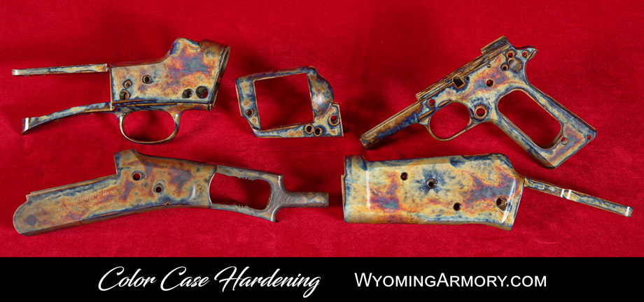Color Case Hardening by Wyoming Armory Pistol Rifle Revolver Parts