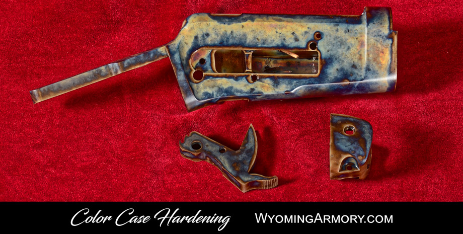 Color Case Hardening by Wyoming Armory Rifle Receiver and Hammer