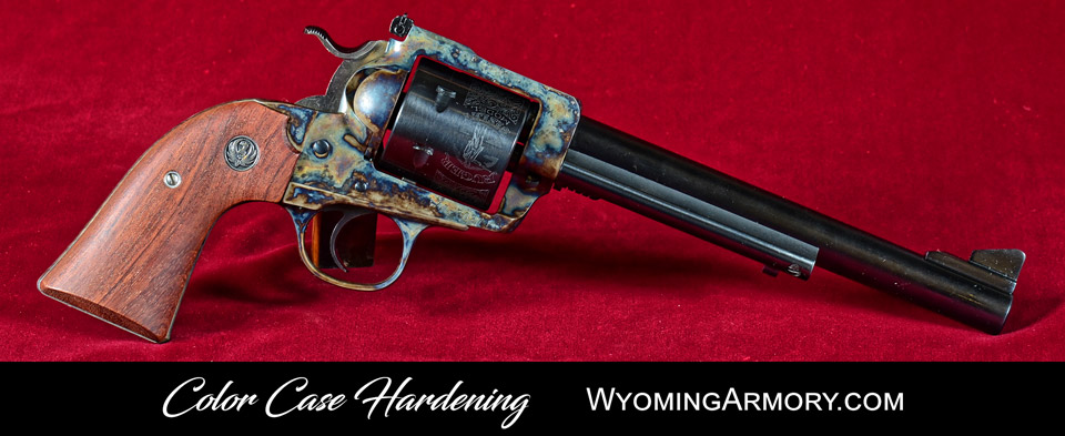 Color Case Hardening by Wyoming Armory Ruger Revolver