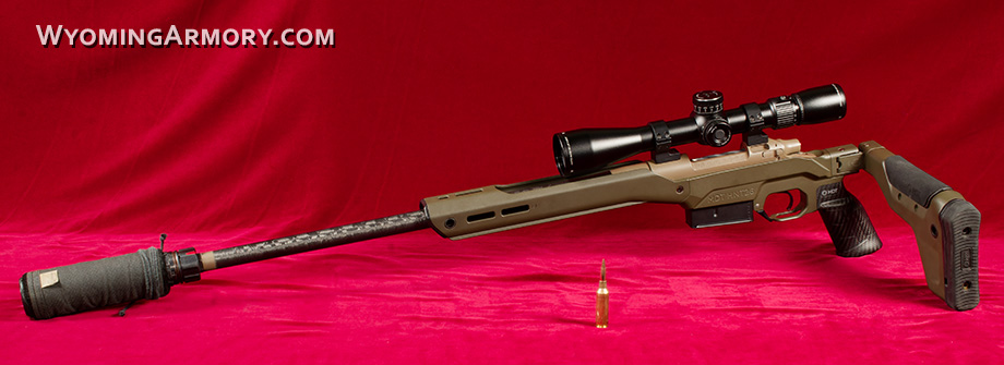 Custom Davis Bolt Action Rifle 7mm Remington Short Action Ultra Mag Wyoming Armory 03